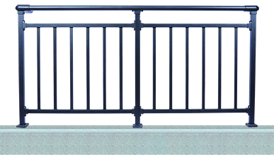 锌钢阳台栏杆H001